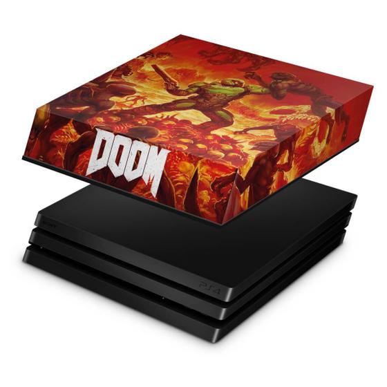 Imagem de Capa Compatível PS4 Pro Anti Poeira - Doom