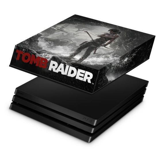 Imagem de Capa Compatível PS4 Pro Anti Poeira - Tomb Raider