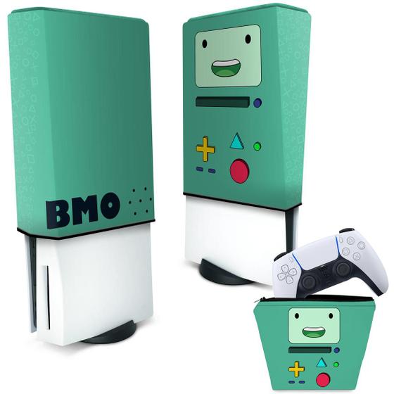 Imagem de Capa Compatível PS5 Anti Poeira e Case Controle - BMO Hora de Aventura