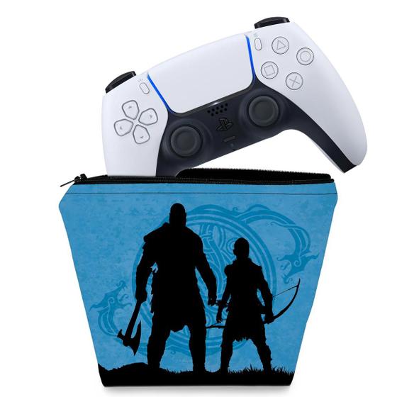 Imagem de Capa Compatível PS5 Controle Case - God of War Ragnarok Edition