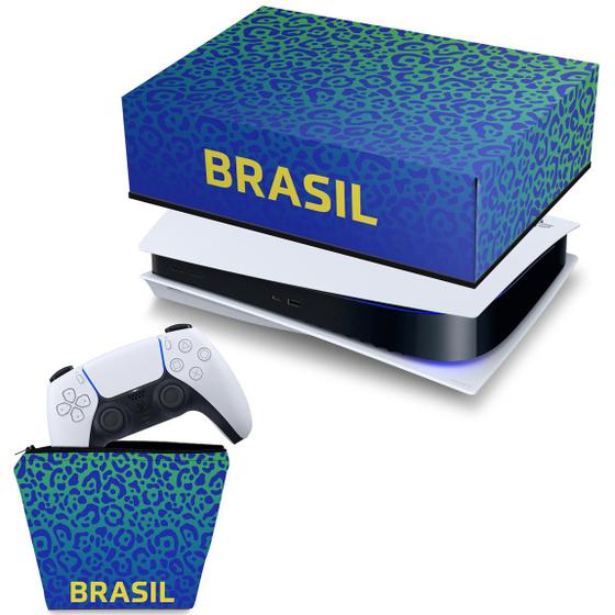 Imagem de Capa Compatível PS5 Horizontal e Case Controle - Brasil