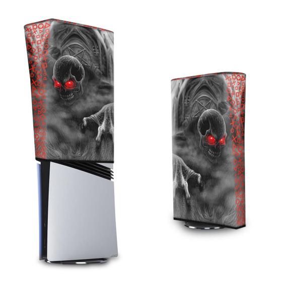 Imagem de Capa Compatível PS5 Pro Anti Poeira Vertical - Caveira Skull