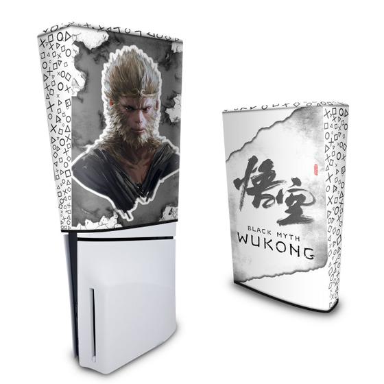 Imagem de Capa Compatível PS5 Slim Anti Poeira Vertical - Black Myth: Wukong