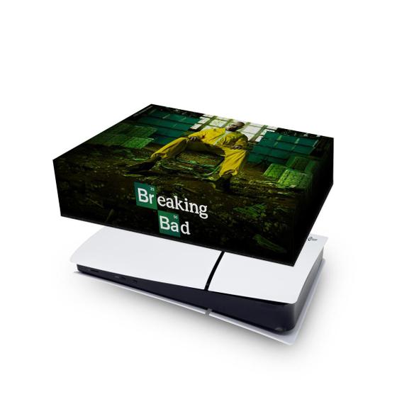 Imagem de Capa compatível PS5 Slim Horizontal Anti Poeira - Breaking Bad