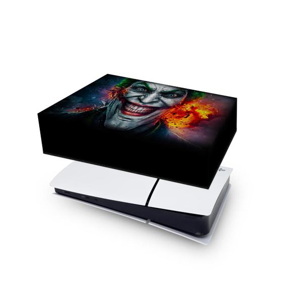Imagem de Capa compatível PS5 Slim Horizontal Anti Poeira - Coringa Joker