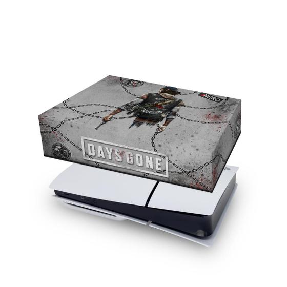 Imagem de Capa compatível PS5 Slim Horizontal Anti Poeira - Days Gone