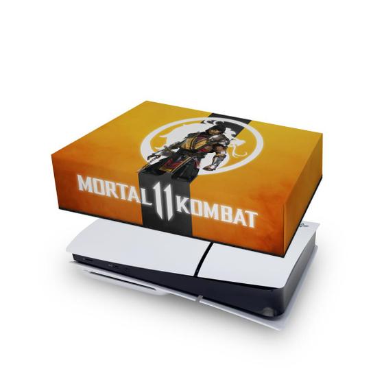 Imagem de Capa compatível PS5 Slim Horizontal Anti Poeira - Mortal Kombat 11