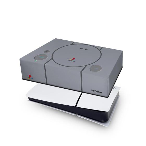 Imagem de Capa compatível PS5 Slim Horizontal Anti Poeira - Sony Playstation 1