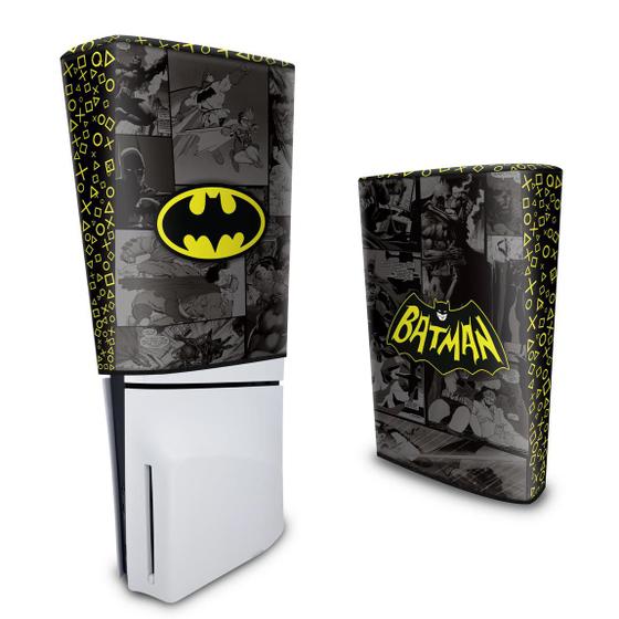 Imagem de Capa compatível PS5 Slim Vertical Anti Poeira - Batman Comics