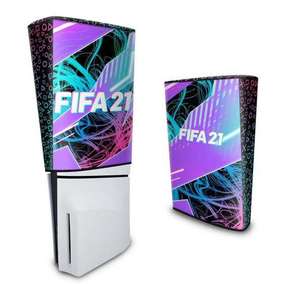 Imagem de Capa compatível PS5 Slim Vertical Anti Poeira - FIFA 21
