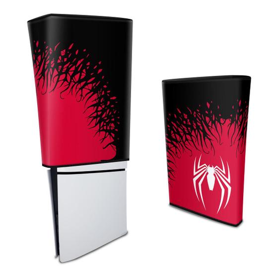Imagem de Capa compatível PS5 Slim Vertical Anti Poeira - Spider-Man Homem Aranha 2 Edition