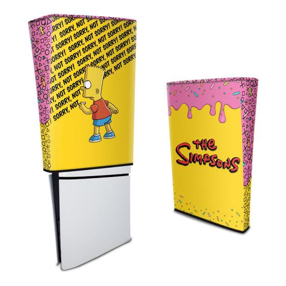 Imagem de Capa compatível PS5 Slim Vertical Anti Poeira - The Simpsons