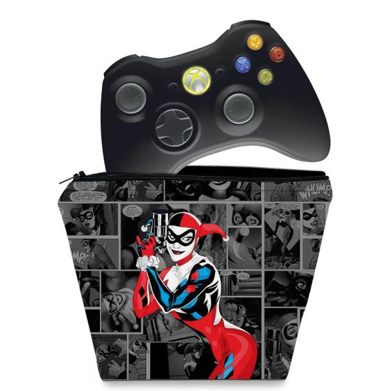 Imagem de Capa Compatível Xbox 360 Controle Case - Arlequina Harley Quinn
