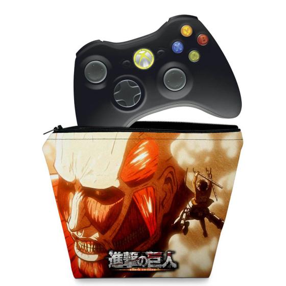 Imagem de Capa Compatível Xbox 360 Controle Case - Attack On Titan b