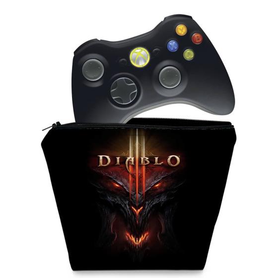 Imagem de Capa Compatível Xbox 360 Controle Case - Diablo 3