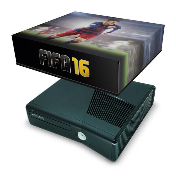 Imagem de Capa Compatível Xbox 360 Slim Anti Poeira - Fifa 16