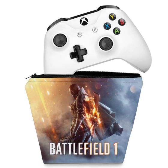 Imagem de Capa Compatível Xbox One Controle Case - Battlefield 1