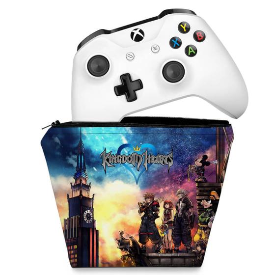 Imagem de Capa Compatível Xbox One Controle Case - Kingdom Hearts