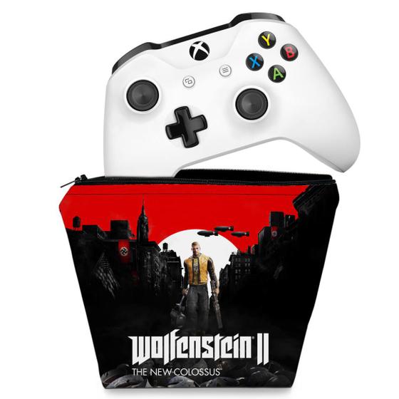 Imagem de Capa Compatível Xbox One Controle Case - Wolfenstein 2 New Order