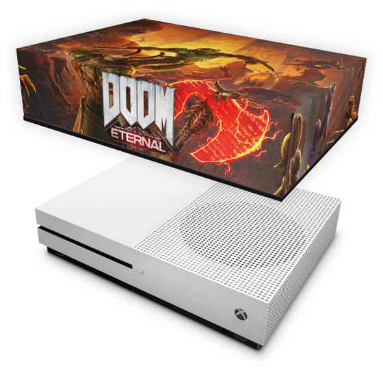 Imagem de Capa Compatível Xbox One S Slim Anti Poeira - Doom Eternal