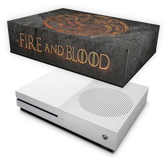 Imagem de Capa Compatível Xbox One S Slim Anti Poeira - Game Of Thrones Targaryen