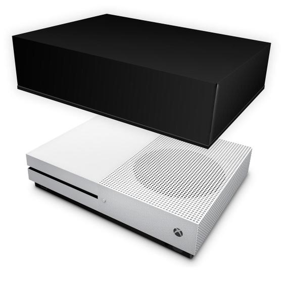 Imagem de Capa Compatível Xbox One S Slim Anti Poeira - Preta All Black