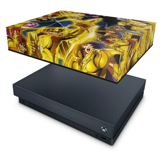 Imagem de Capa Compatível Xbox One X Anti Poeira - Cavaleiros Do Zodiaco