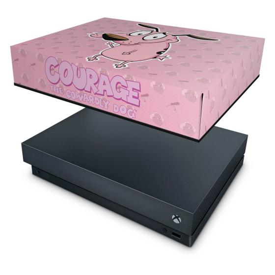Imagem de Capa Compatível Xbox One X Anti Poeira - Coragem: O Cão Covarde
