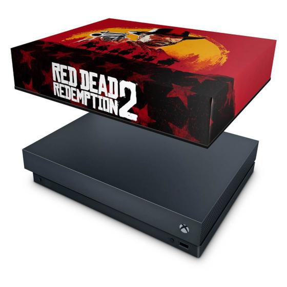 Imagem de Capa Compatível Xbox One X Anti Poeira - Red Dead Redemption 2