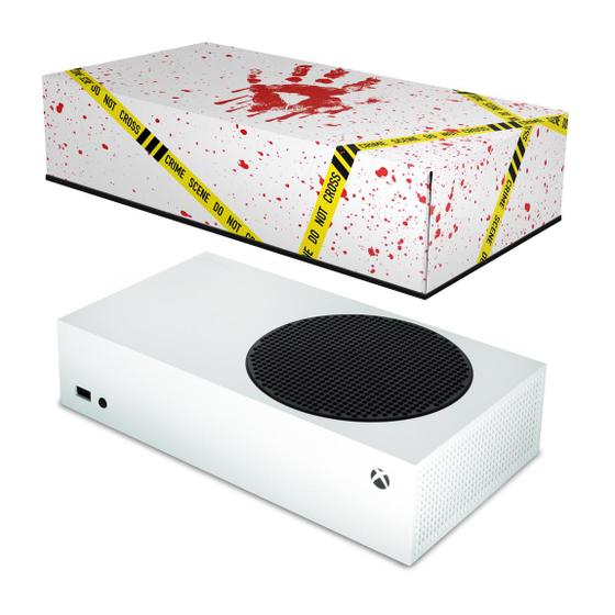 Imagem de Capa Compatível Xbox Series S Anti Poeira - Cena De Crime Scene