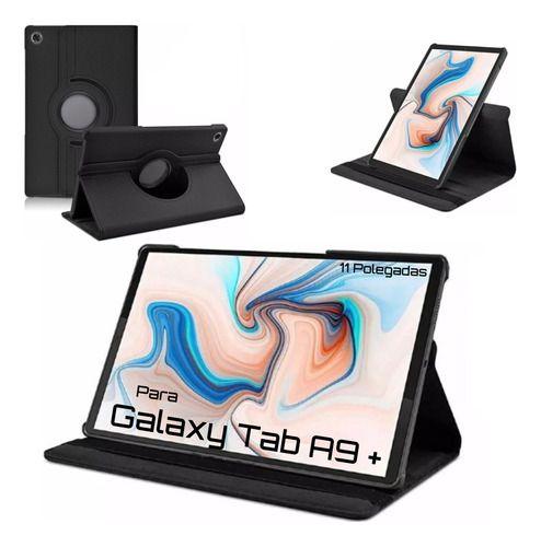 Imagem de Capa Couro Giratória P/ Tablet Galaxy Tab A9 Plus X210 X215 - Blance