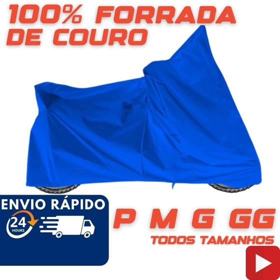 Imagem de Capa Couro Moto Forrada Impermeável ul Cb 650F Cb 500F