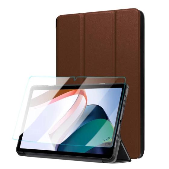 Imagem de Capa Couro Para Tablet Xiaomi Redmi Pad 10.6 (2022)+Película