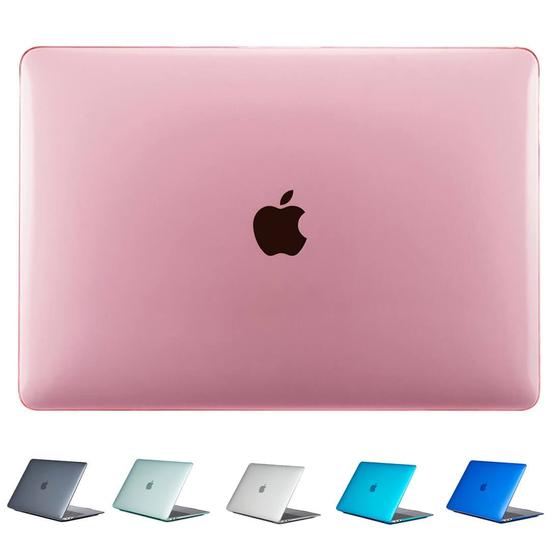 Imagem de Capa Crystal Transparente Compatível Com Séries Macbook Air 13.6 pol A3113 CorRosa