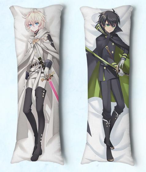 Imagem de Capa Dakimakura 1,60x50cm Owari Seraph Yuichiro e Mikaela 02