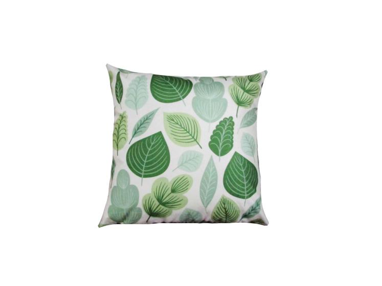 Imagem de Capa de Almofada 45 x 45 Tecido Veludo Estampa Floral Cor Verde - Nallu Decor