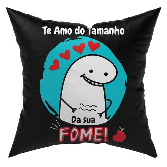 Imagem de Capa de Almofada Avulsa Flork Meme Humor c/ Frases 45cm x 45cm