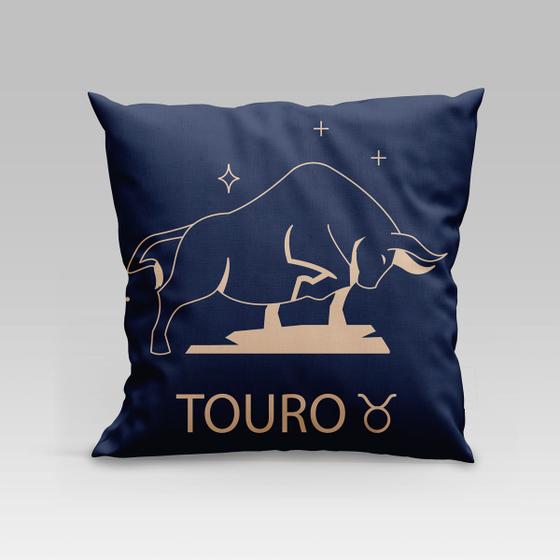 Imagem de Capa de Almofada Estampada Signos do Zodíaco em Veludo Suede 45cm x 45cm - Decoração Astrologia Horóscopo