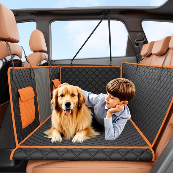 Imagem de Capa de Assento de Carro ZOMISIA para Cães - Hammock com Base Dura para Caminhão