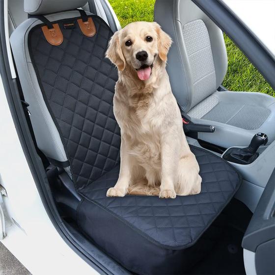 Imagem de Capa de assento dianteiro de carro Paw Jamboree para cães impermeável