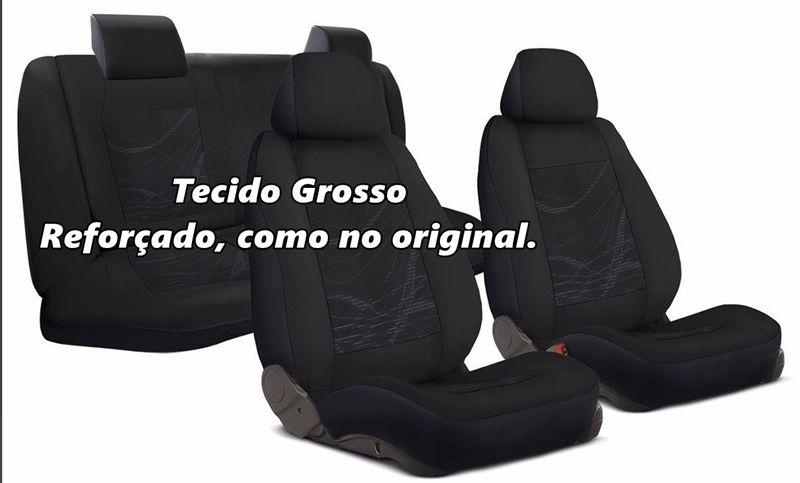 Capa de Banco Carro Tecido Grosso Reforçado Preto Chevrolet Agile Astra Prisma e Universal Menor preço em Capa de Banco Carro Tecido Grosso Reforçado Preto Chevrolet Agile Astra Prisma e Universal