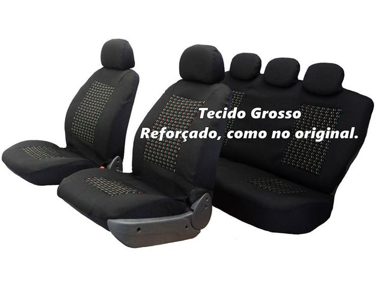 Capa de Banco Carro Tecido Grosso Reforçado Preto Hyundai HB20 HB20x HB20S e Universal Menor preço em Capa de Banco Carro Tecido Grosso Reforçado Preto Hyundai HB20 HB20x HB20S e Universal