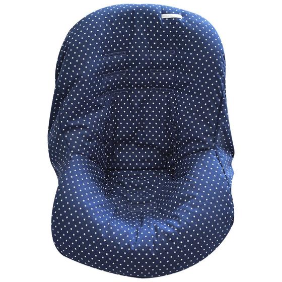 Imagem de Capa De Bebê Conforto Tecido Estrela Azul - Minha Casa Baby