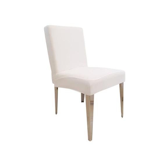 Imagem de Capa de Cadeira de Mesa Jantar em Malha Com Elástico - Super Luxo - Várias Cores - Envio Imediato