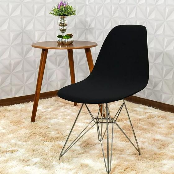 Imagem de Capa De Cadeira Eiffel Eames Preto Exclusiva