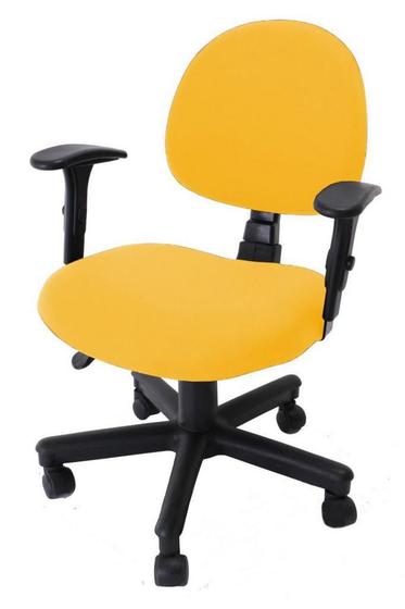Imagem de Capa De Cadeira Giratória De Escritório 1 Peça Amarela