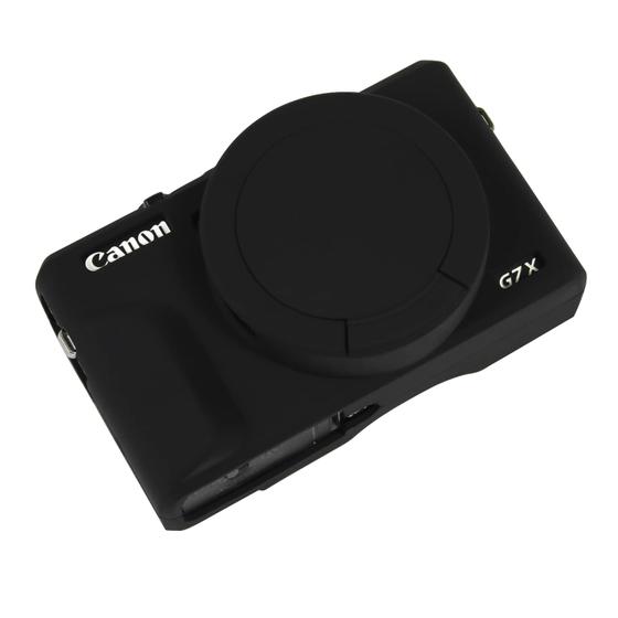 Imagem de Capa de Câmera Easy Hood para Canon Powershot G7 X Mark III - Preta