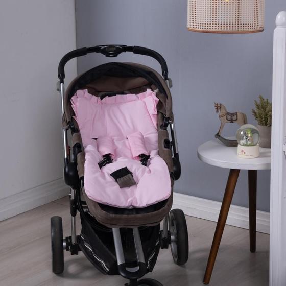Imagem de Capa de Carrinho Novo Colchonete De Bebê Universal Estampada e Lisa