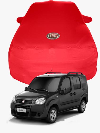 Imagem de Capa de Carro Fiat Dobló Tecido  Lycra Premium