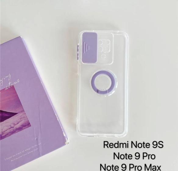 Imagem de Capa de celular com anel de proteção de câmera, capa macia transparente com suporte de anel